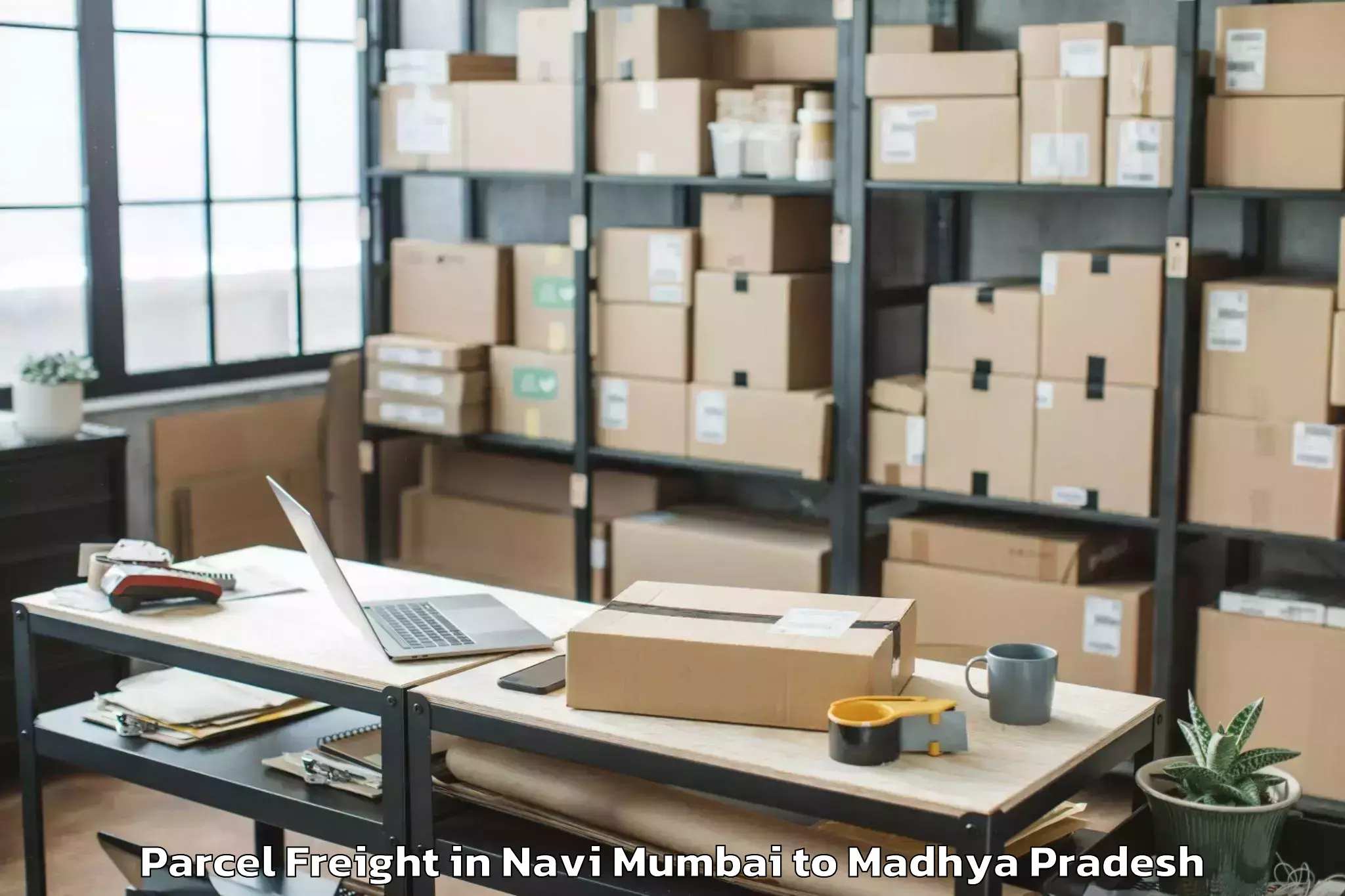 Hassle-Free Navi Mumbai to Jagran Lakecity University Bho Parcel Freight